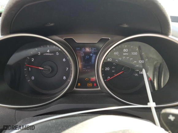 2013 Hyundai Veloster w/Black Int with VIN KMHTC6AD6DU103295, listed as a Copart auction lot 50977565 with 163,653 mi miles and Salvage Title. Bid and sale history available at carsss.com. Image 9.