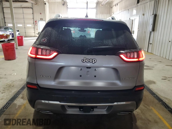 2019 Jeep Cherokee Limited with VIN 1C4PJMDX1KD329862, listed as a Copart auction lot 54005945 with 60,710 mi miles and Salvage Title. Bid and sale history available at DreamBid. Image 6.