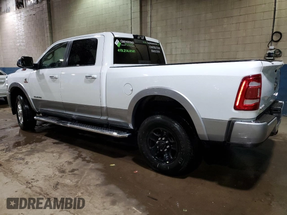 2022 Ram 2500 Laramie with VIN 3C6UR5FL4NG220760, listed as a Copart auction lot 86254084 with 16,528 mi miles and Salvage title. Bid and sale history available at DreamBid. Image 2.