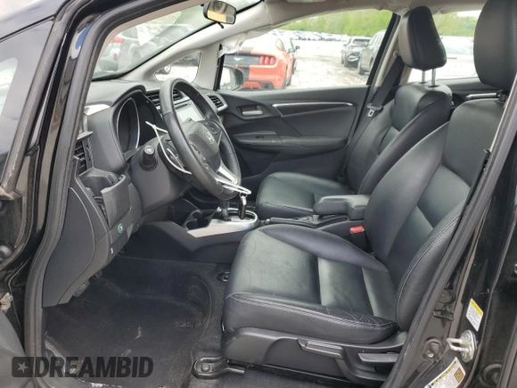 2015 Honda Fit EX-L with VIN 3HGGK5H80FM747461, listed as a Copart auction lot 55731265 with 102,504 mi miles and Salvage title. Bid and sale history available at DreamBid. Image 7.