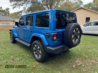 2022 Jeep Wrangler Unlimited Sahara Altitude with VIN 1C4HJXEG6NW248854, listed as a Copart auction lot 80591644 with 33,569 mi miles and Clean title. Bid and sale history available at DreamBid. Image 3.