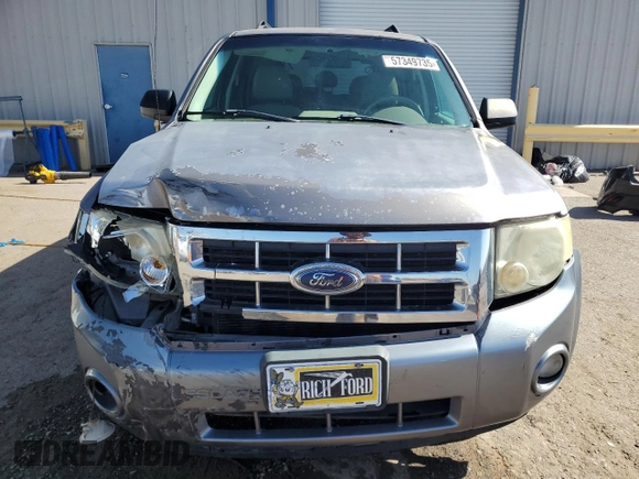 2008 Ford Escape XLT z VIN 1FMCU03158KA50345, wystawiony jako Copart lot #57349735 z przebiegiem 195 316 mil mil oraz Szkoda całkowita • Salvage title. Historia ofert i sprzedaży dostępna na DreamBid. Obrazek 5.