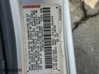 2003 Lexus IS 300 with VIN JTHBD192130064557, listed as a Copart auction lot 73279894 with 185,009 mi miles and Salvage Title. Bid and sale history available at carsss.com. Image 12.