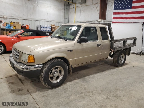 2002 Ford Ranger XL Fleet with VIN 1FTYR44V62PB36360, listed as a Copart auction lot 50268595 with 117,479 mi miles and Clean Title. Bid and sale history available at carsss.com. Image 1.