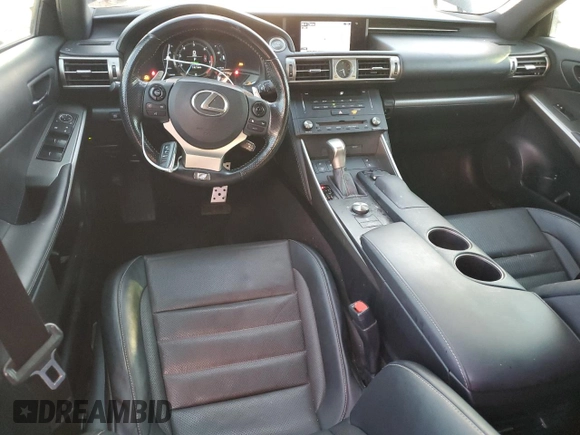 2016 Lexus IS 350 with VIN JTHCE1D23G5012011, listed as a Copart auction lot 49539255 with 103,878 mi miles and Salvage title. Bid and sale history available at DreamBid. Image 8.