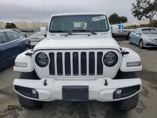 2021 Jeep Wrangler Unlimited Sahara High Altitude with VIN 1C4HJXEM2MW539162, listed as a Copart auction lot 81985614 with Not provided miles and Salvage title. Bid and sale history available at DreamBid. Image 5.