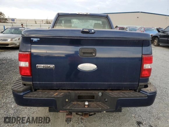 2007 Ford F-150 STX with VIN 1FTRF02267KB67255, listed as a Copart auction lot 78795584 with 166,024 mi miles and Salvage Title. Bid and sale history available at carsss.com. Image 6.