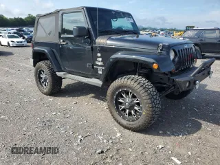 2011 Jeep Wrangler Sahara with VIN 1J4AA5D15BL552185, listed as a Copart auction lot 63065185 with 159,850 mi miles and Salvage title. Bid and sale history available at DreamBid. Image 4.