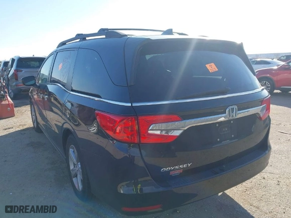 2018 Honda Odyssey EX-L with VIN 5FNRL6H74JB031306, listed as a IAAI auction lot 41603478 with 1 mi miles. Bid and sale history available at carsss.com. Image 3.