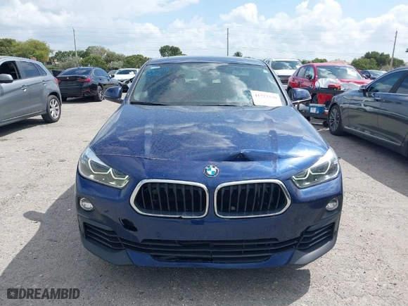2020 BMW X2 sDrive28i with VIN WBXYH9C07L5P63932, listed as a IAAI auction lot 41723330 with 49,338 mi miles. Bid and sale history available at carsss.com. Image 12.