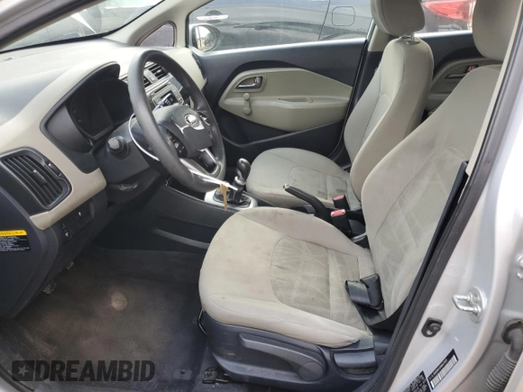2016 Kia Rio LX with VIN KNADM4A31G6625808, listed as a Copart auction lot 44520085 with 74,402 mi miles and Salvage Title. Bid and sale history available at carsss.com. Image 7.