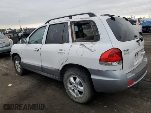 2005 Hyundai Santa Fe GLS with VIN KM8SC73E85U996207, listed as a Copart auction lot 76542804 with 200,032 mi miles and Non Repairable. Bid and sale history available at carsss.com. Image 2.