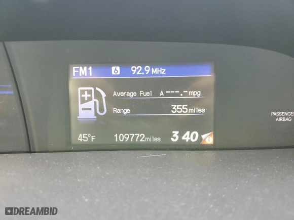 2014 Honda Civic Coupe LX with VIN 2HGFG3B57EH503612, listed as a Copart auction lot 50050705 with 109,772 mi miles and Salvage Title. Bid and sale history available at carsss.com. Image 9.