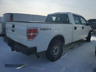2013 Ford F-150 XL with VIN 1FTFW1EF4DKF26881, listed as a Copart auction lot 45454695 with 214,829 mi miles and Salvage Title. Bid and sale history available at carsss.com. Image 3.