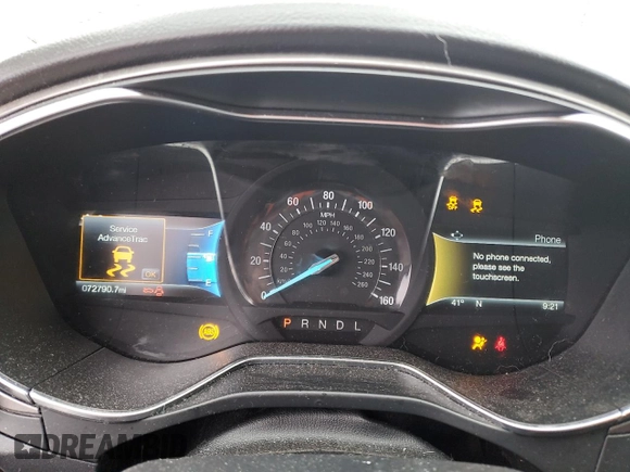 2017 Ford Fusion SE with VIN 3FA6P0H71HR390129, listed as a Copart auction lot 47251755 with 72,790 mi miles and Salvage Title. Bid and sale history available at DreamBid. Image 9.