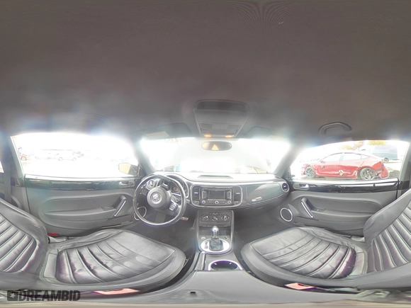 2012 Volkswagen Beetle 2.0T Turbo PZEV with VIN 3VWVA7AT0CM625968, listed as a Copart auction lot 43543005 with 0 mi miles and Salvage Title. Bid and sale history available at carsss.com. Image 12.
