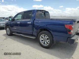 2020 Nissan Titan Platinum Reserve with VIN 1N6AA1EF7LN505610, listed as a Copart auction lot 66537654 with 53,471 mi miles and Salvage title. Bid and sale history available at DreamBid. Image 2.