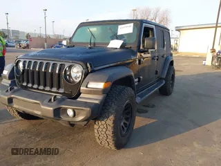 2020 Jeep Wrangler Unlimited Sport S with VIN 1C4HJXDG5LW170579, listed as a IAAI auction lot 41429548 with Not provided miles and . Bid and sale history available at DreamBid. Image 2.