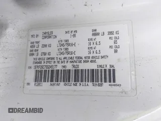 1995 Dodge 2500 with VIN 1B7KF26C7SS245177, listed as a IAAI auction lot 41898728 with 162,164 mi miles. Bid and sale history available at carsss.com. Image 9.