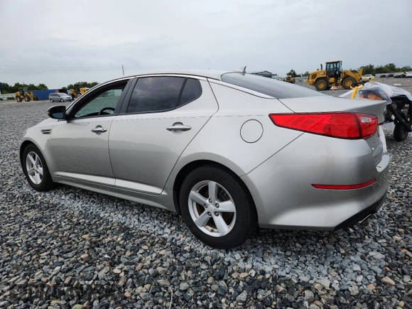 2014 Kia Optima LX with VIN 5XXGM4A76EG342533, listed as a Copart auction lot 59279775 with 108,598 mi miles and Salvage title. Bid and sale history available at DreamBid. Image 2.