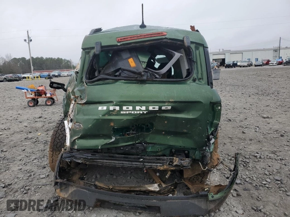 2024 Ford Bronco Sport Big Bend with VIN 3FMCR9B6XRRE87810, listed as a Copart auction lot 43651835 with Not provided miles and Non repairable. Bid and sale history available at DreamBid. Image 6.