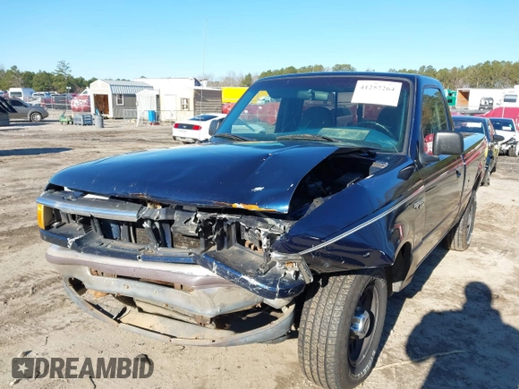 1997 Ford Ranger XLT z VIN 1FTCR10A1VUC49988, wystawiony jako IAAI lot #41257264 z przebiegiem 414 401 mil mil oraz . Historia ofert i sprzedaży dostępna na DreamBid. Obrazek 6.