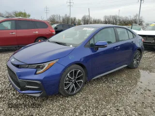2022 Toyota Corolla SE with VIN 5YFS4MCE1NP117398, listed as a Copart auction lot 51220755 with 31,679 mi miles and Salvage Title. Bid and sale history available at carsss.com. Image 1.