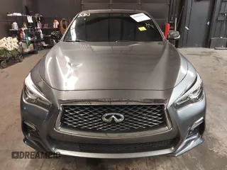 2018 Infiniti Q50 RED SPORT 400 with VIN JN1FV7AR9JM480988, listed as a IAAI auction lot 41662256 with 82,392 mi miles. Bid and sale history available at carsss.com. Image 13.