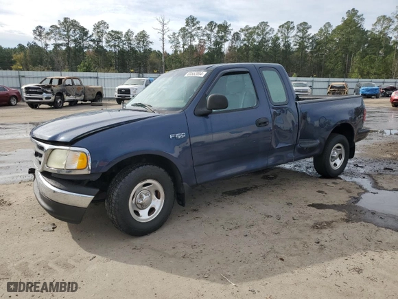2003 Ford F-150 XL with VIN 1FTRX07273KB66549, listed as a Copart auction lot 83552004 with 205,026 mi miles and Salvage Title. Bid and sale history available at carsss.com. Image 1.