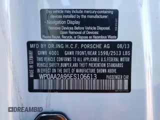 2014 Porsche 911 Carrera with VIN WP0AA2A95ES106613, listed as a Copart auction lot 89306515 with 30,573 mi miles and Salvage Title. Bid and sale history available at carsss.com. Image 12.