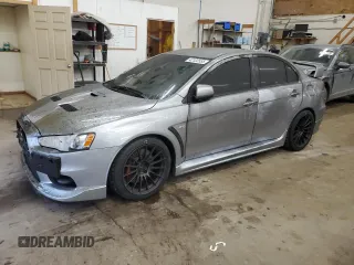 2008 Mitsubishi Lancer Evolution GSR with VIN JA3AW86V08U044314, listed as a Copart auction lot 42122555 with 53,812 mi miles and Salvage Title. Bid and sale history available at carsss.com. Image 1.