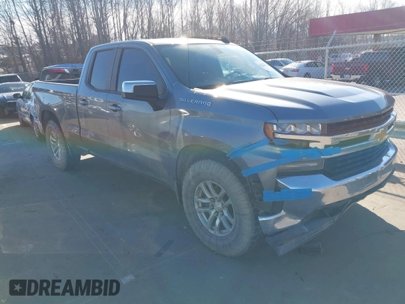 2019 Chevrolet Silverado 1500 LT with VIN 1GCRWCEDXKZ348471, listed as a IAAI auction lot 41629382 with 128,328 mi miles and . Bid and sale history available at DreamBid. Image 1.