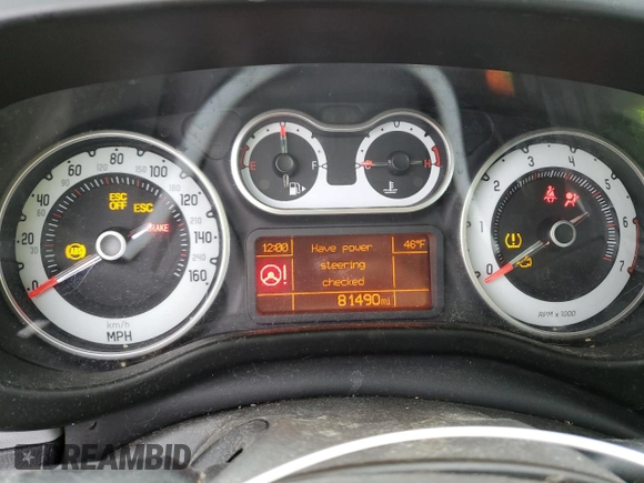 2014 FIAT 500L Easy with VIN ZFBCFABH8EZ022483, listed as a Copart auction lot 43144415 with 81,490 mi miles and Clean Title. Bid and sale history available at DreamBid. Image 9.