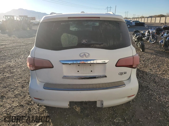2012 Infiniti QX56 8-passenger with VIN JN8AZ2NCXC9316633, listed as a Copart auction lot 82306714 with 237,352 mi miles and Clean Title. Bid and sale history available at carsss.com. Image 6.