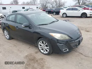 2010 Mazda 3 s Grand Touring with VIN JM1BL1S54A1164622, listed as a IAAI auction lot 41941238 with 181,179 mi miles. Bid and sale history available at carsss.com. Image 1.