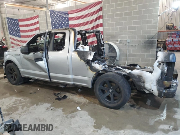2020 Ford F-150 XL with VIN 1FTFX1E57LKF45525, listed as a Copart auction lot 79095773 with 0 mi miles and Non Repairable. Bid and sale history available at carsss.com. Image 2.