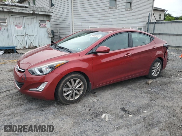 2015 Hyundai Elantra SE z VIN 5NPDH4AE1FH582987, wystawiony jako Copart lot #58307295 z przebiegiem 67 478 mil mil oraz Szkoda całkowita • Salvage title. Historia ofert i sprzedaży dostępna na DreamBid. Obrazek 1.