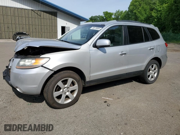 2007 Hyundai Santa Fe SE with VIN 5NMSH73E37H057885, listed as a Copart auction lot 58578085 with 163,690 mi miles and Salvage title. Bid and sale history available at DreamBid. Image 1.