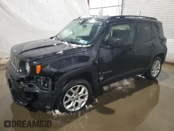2018 Jeep Renegade Sport with VIN ZACCJBAB5JPJ41077, listed as a Copart auction lot 42986385 with 86,418 mi miles and Salvage title. Bid and sale history available at DreamBid. Image 1.