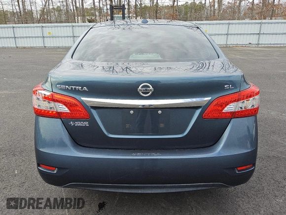 2015 Nissan Sentra SL with VIN 3N1AB7AP7FY289396, listed as a Copart auction lot 45127795 with 77,309 mi miles and Clean Title. Bid and sale history available at DreamBid. Image 6.