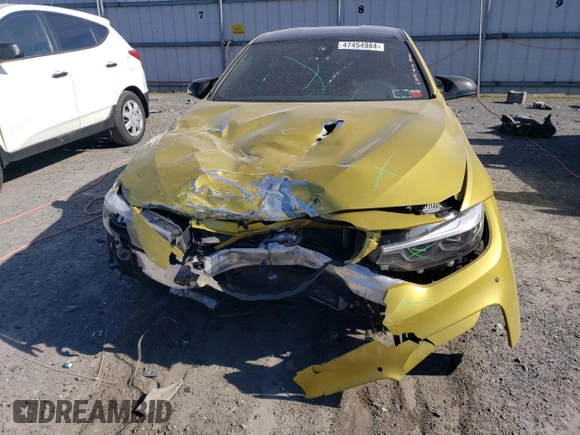 2018 BMW M4 with VIN WBS4Y9C53JAA92542, listed as a Copart auction lot 47454984 with 60,783 mi miles and Salvage Title. Bid and sale history available at carsss.com. Image 5.
