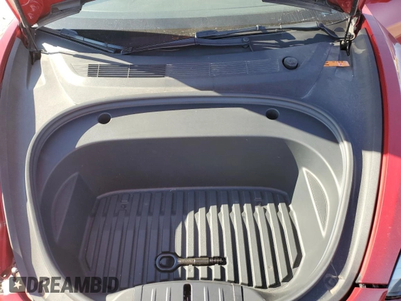2022 Tesla Model 3 Long Range with VIN 5YJ3E1EB9NF104963, listed as a Copart auction lot 48544255 with 56,451 mi miles and Salvage Title. Bid and sale history available at DreamBid. Image 11.