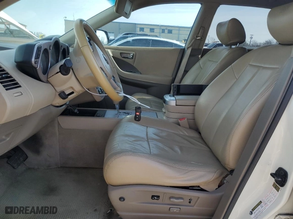 2007 Nissan Murano SL with VIN JN8AZ08T07W520784, listed as a Copart auction lot 44788425 with 142,928 mi miles and Salvage Title. Bid and sale history available at carsss.com. Image 7.