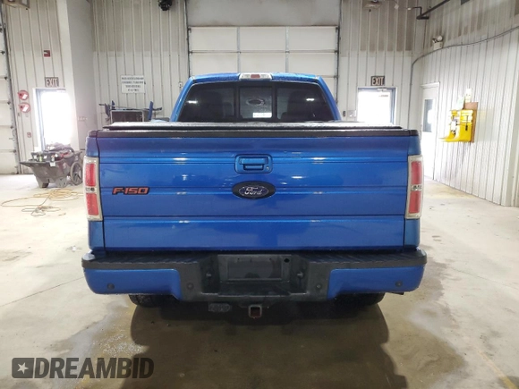 2011 Ford F-150 XLT with VIN 1FTFW1ET2BFC32004, listed as a Copart auction lot 53312555 with 146,096 mi miles and Salvage Title. Bid and sale history available at carsss.com. Image 6.