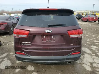 2017 Kia Sorento LX with VIN 5XYPG4A37HG223300, listed as a Copart auction lot 46093865 with 66,858 mi miles and Salvage Title. Bid and sale history available at carsss.com. Image 6.