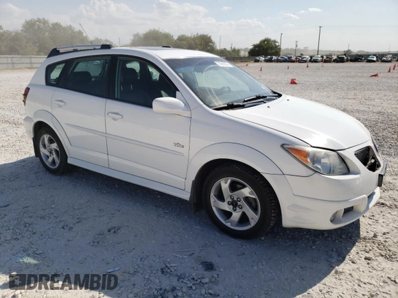 2007 Pontiac Vibe with VIN 5Y2SL65877Z437677, listed as a Copart auction lot 73281674 with 116,480 mi miles and Salvage Title. Bid and sale history available at carsss.com. Image 4.
