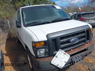 2010 Ford Econoline Cargo Commercial with VIN 1FTNE1EW0ADA91307, listed as a IAAI auction lot 41833965 with 160,419 mi miles. Bid and sale history available at carsss.com. Image 1.