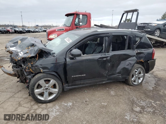 2014 Jeep Compass Limited with VIN 1C4NJDCB3ED505571, listed as a Copart auction lot 87296964 with Not Provided miles and Clean Title. Bid and sale history available at carsss.com. Image 1.