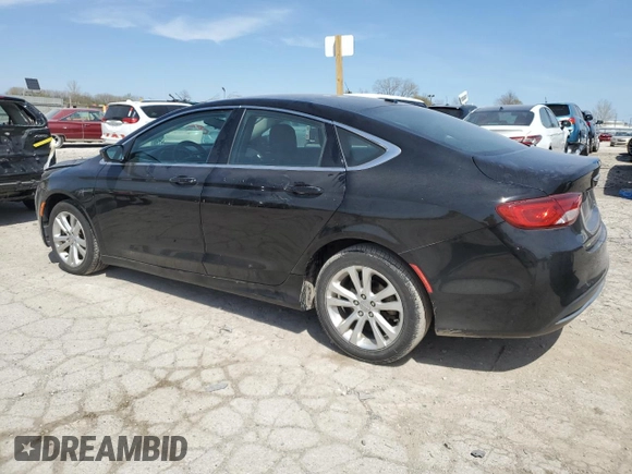 2015 Chrysler 200 Limited with VIN 1C3CCCAB6FN719453, listed as a Copart auction lot 54149185 with 189,615 mi miles and Salvage Title. Bid and sale history available at DreamBid. Image 2.