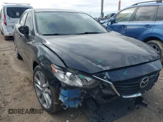 2016 Mazda Mazda6 i Touring with VIN JM1GJ1V51G1470967, listed as a IAAI auction lot 41833308 with 46,271 mi miles. Bid and sale history available at carsss.com. Image 1.
